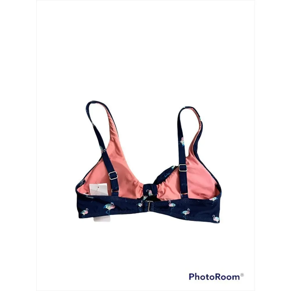 Splendid Take Wing Tie Front Hltr Size XS